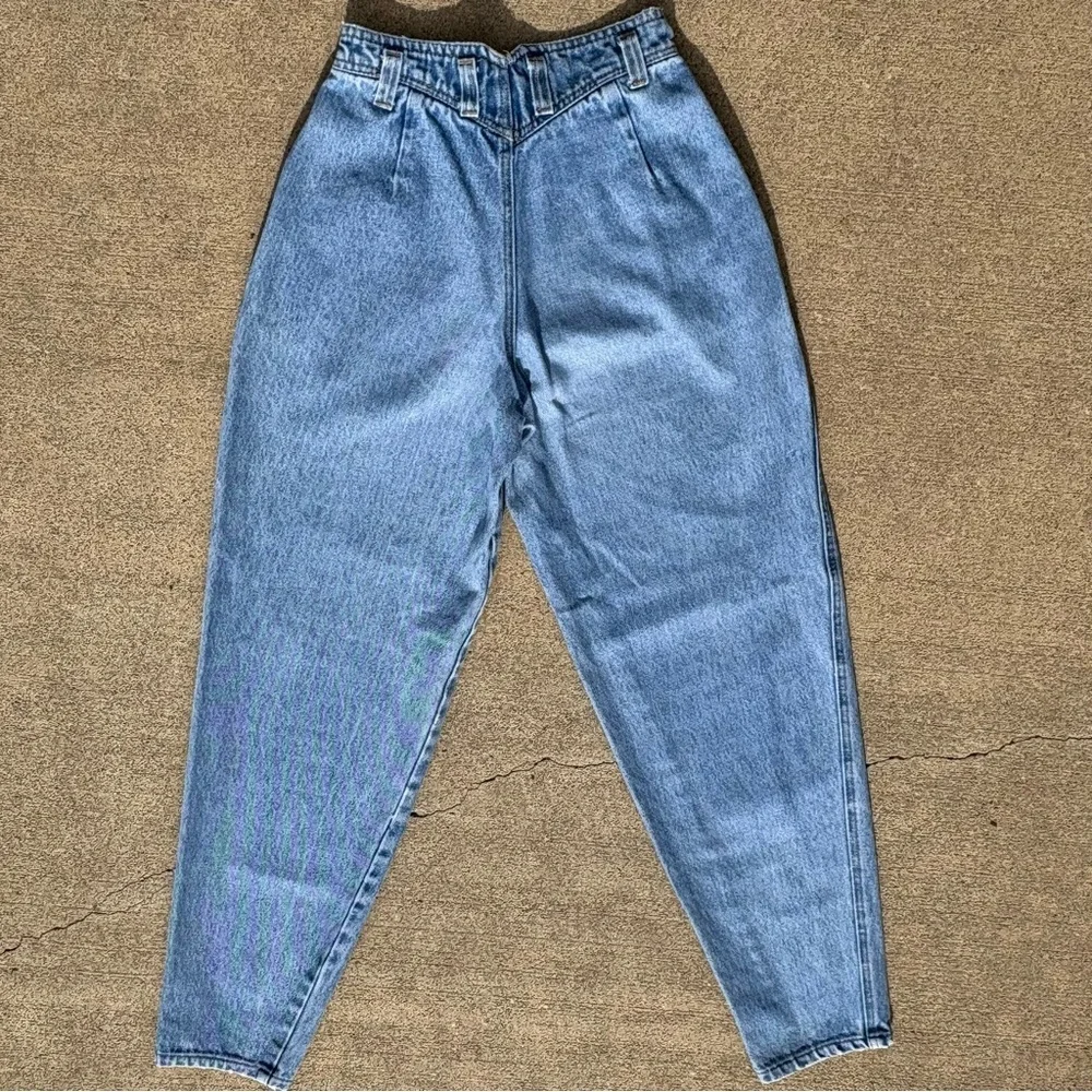 Vintage 90’s Lawman Bareback Western Womens Jeans High-Rise Pleated 22-W 28-L - Picture 3 of 12